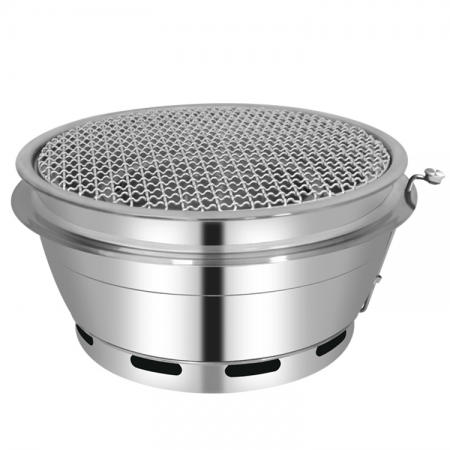 Korean charcoal bbq grill restaurant indoor Korean commercial tabletop round carbon barbecue grill